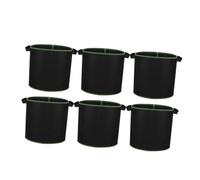 BCOATH 6pcs Breathable Non Woven Fabric Plant Grow Bags with Handles Vegetable Flower Nursery Pots Portable Root Planters for Indoor Outdoor Gardening