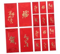 BCOATH 6Pcs Chinese Style Red Envelopes Money Pouches for Year Traditional Lucky Money Packets with Dragon Pattern and Blessing Words Suitable for Wedding Festival Giving