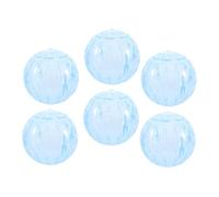 BCOATH 6pcs Hamster Exercise Balls for Small Pets Portable Lightweight Running with Silent Rolling Mechanism Easy to Clean Activity for Indoor Fitness