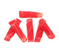BCOATH 6pcs Lifelike Fake Meat Rolls Models Simulated Beef Props for Food Display Hotpot Restaurant Decoration