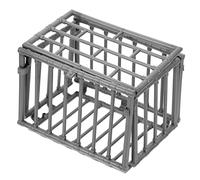 BCOATH 6pcs Miniature Animal Cage Decor Storage Fence Model for Pet Enclosure Realistic Design for Mini House Decoration for and Dollhouses