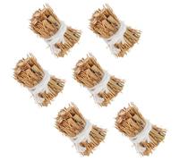 BCOATH 6pcs Miniature Hay Bales Handmade Realistic Fake Hay for Crafts Dollhouse Decoration Grass Material Props for Garden Scenery and Photography