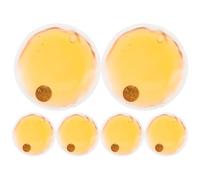 BCOATH 6pcs Reusable Snap Heat Packs Hand Warmers for Outdoor Winter Use Easy Reset Portable Pocket Warmers for Hiking Commuting Sports Adults Orange