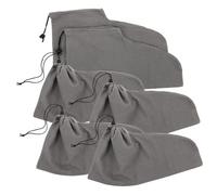 BCOATH 6PCS Travel Shoe Bags Cotton Dustproof Drawstring Pouch for Men Women Moisture Control Breathable Shoe Storage Organizer for Boots Sneakers Portable Holder for Home and Luggage