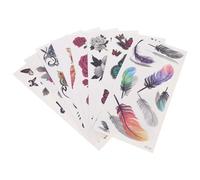 BCOATH 8 Sheets Water Transfer Temporary Tattoos for Women, Realistic Rose and Peony Flower Stickers on Transfer Paper, Easy to Apply Waterproof Tattoo Flash for Adults