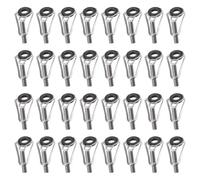 BCOATH 80 Pcs Fishing Rod Guide Tip Repair Kit Black Oxidation Treated Iron Alloy Rings Partitioned Storage Box Easy to Carry Fishing Pole Accessories