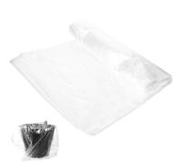 BCOATH 80Pcs Disposable Foot Bath Basin Liners Plastic Foot Soaking Bags for Pedicure Spa Wooden Barrel Bath Bucket Liners
