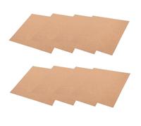 BCOATH 8pcs DIY Cork Board Squares High-Density Decorative Bulletin Tiles for Office Wall Display Easy Installation Versatile Memo Message Notice Boards for Home and Craft Use