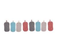 BCOATH 8pcs Double Side Dishwashing Sponge Kitchen Cleaning Pad for Dishwashing and Kitchen Scouring Multipack for Washing up Random Color