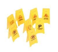 BCOATH 8pcs Educational Road Signs for Soft Traffic Warning Boards Realistic Simulation for Indoor Outdoor Family Games and School Teaching Safety