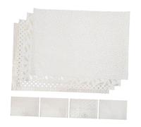 BCOATH 8PCS Gold Foil Wrapping Paper Large Heart Geometric Patterns for Christmas Birthdays Weddings and Bridal Showers Versatile Present Wrap