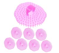 BCOATH 8Pcs Hair Scalp Massager Shampoo Brush Ergonomic Soft Bristles Head Scrubber for Gentle Dirt Removal Scalp Cleaning and Massage Reusable Hair Care Tool