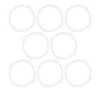 BCOATH 8pcs Hamster Accessories Tunnel Connectors for Cage Expansion White Abs DIY Hamster Cage Tunnel Connector Easy Installation Sturdy Design for Small Rabbits