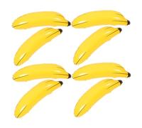 BCOATH 8pcs Inflatable Banana Big Props for Photography Fun Birthday Bachelorette Party Decorations Pool Games and Creative Photo Shoots