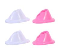 BCOATH 8pcs Nail Polish Display Rack Soft Material Polish Holder Stand for Manicure Salon and Home Display Non-spill Organizer Shelf