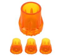 BCOATH 8pcs Non-Slip Crutch Tips Walking Cane Replacement Ends Shock Absorption Support Pads for Elderly Mobility Aid Compatible with Various Canes and Crutches