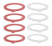 BCOATH 8pcs Silicone Jar Replacement Gasket for Mason Jars Airtight Seal with Effortless Maintenance for Canning and Kitchen Storage