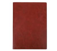 BCOATH A4 Magnetic PU Leather Portfolio Folder with Document Organizer Padfolio Business Work Folder Binder for Office and Conference Brown Magnetic Closure Document