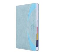BCOATH A5 Daily Planner Notebook with 365 Days, Pu Cover and Paper Pages, Monthly Index Bookmarks, Portable Size for Business and Professional Appointment Diary Organizer