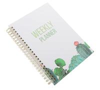 BCOATH Academic Recording Book Coil A5 Planner 2024 Notebook Year with Elastic Band and Paper Material for, Daily and Weekly Plans and Prioritizing Students Office Workers