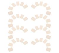 BCOATH Acrylic Blank Mahjong Blocks for DIY Board Games Giant Checker Classroom Tiles Multipurpose Tabletop Decoration for Adults Home School Use