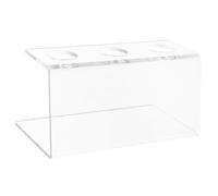 BCOATH Acrylic Ice Cream Cone Holder 3-Hole Dessert Display Rack Sl esign Cone Stand for Birthday and Wedding Events