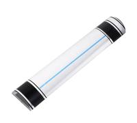 BCOATH Acrylic Magnifying Ruler with Sliding Blue Line 6-inch - Reading Magnifier for Maps, Blueprints, and Card Games, Professional Line Magnifier Ruler for Students and Elderly