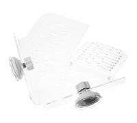 BCOATH Acrylic Turtle Basking Platform with Suction Cups Tortoise Resting Terrace for Aquarium Habitat Easy to Install and Clean Safe Reptile Tank Ramp for Basking and Climbing