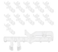 BCOATH Acrylic Valance Clips Suitable for Home and Office Use 12pcs 2-1/8 Inch Hidden Channel Blind Clamps, Easy to Adjust and Prevent Falling for Window Blinds and Valances
