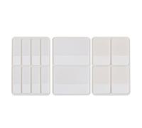 BCOATH Adhesive Reading Strips Sticky Markers Made of Sturdy BOPP Material 280pcs White Easy to Write and Not Easy to Deform, for Home Use by Students and Individuals