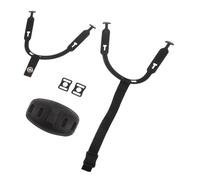 BCOATH Adjustable Ice Hockey Helmet Chin Strap with Detachable Ear Loops Replacement Accessory Kit for Hockey Football and Construction Hard Hats Elastic and Metal Buckle Design