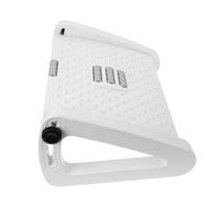 BCOATH Adjustable Non-Slip Foot Rest and Small Footstool Massage Roller, Thickened Triangular Design, Portable Under Desk Foot Stool for Office and Household Use, White