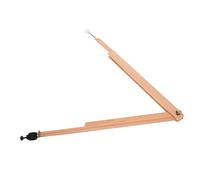 BCOATH Adjustable Wooden Teaching Compass for Blackboard with Secure Pen Holder Draw Circles Up to Precision Geometry Drawing Tool for Math Educators and Educational Demonstrations