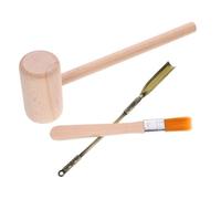 BCOATH Archaeology Digging Kit Educational Wooden Excavation with Small Hammer Brush for Boys and Exploration and Fine Motor Skills Development