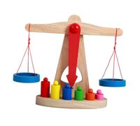 BCOATH Balance Scale Educational for Learning Balance Theory Math Calculation Sensory Plaything for Creativity Imagination Hand-eye Coordination Development
