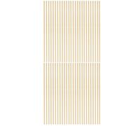 BCOATH Bamboo Craft Sticks Blank Beige Bamboo Sticks 50pcs Versatile Material Option for Crafts and Architectural Models for Crafting and Projects