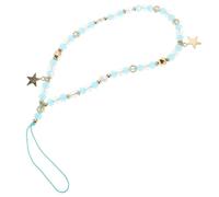 BCOATH Bling phone charms strap with five pointed star beads versatile phone chain wrist strap charming accessory for