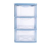BCOATH Blue Pp Drawer Storage Box for Desktop Organising Cosmetics and Stationery, Simple Fashionable Design for Home Or Office Use, Practical Multilayer Storage Case