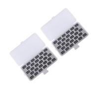 BCOATH Bobbin Holder Storage Case Cover Sewing Bobbin Organizer Box with Sponge Plastic 2pcs Protecting Spools from Dust and Tangling for Thread Spools for Sewing Projects the Go