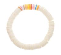 BCOATH Bohemian Elastic Wrist String Colorful Handmade Soft Clay Bracelet Lightweight Durable Hand Accessories for Women Party Travel Daily Wear
