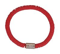 BCOATH Bohemian Polymer Clay Bracelet Elastic Wrist String Beach Style Colorful Handmade Ornament for Women Durable Wear Party Prom Accessory