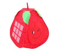 BCOATH Boy Girl's Portable Strawberry Tent Playhouse Indoor Castle with Ocean Ball Pool Easy Setup for Boy Girl Ages Cute Design for Imagination and Fun