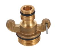 BCOATH Brass Garden Hose Quick Connectors Threaded Water Pipe Adapters Outdoor Hose Repair Replacement for Stable Connection and Consistent Flow