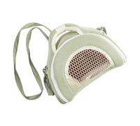 BCOATH Breathable Small Travel Pet Carrier Bag with Antilost Security Plush-lined Hamster Shoulder Sling for Rats Sugar Gliders Guinea Pigs Comfortable Crossbody Purse for Year-round