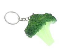 BCOATH Broccoli Keychain Green Sturdy Plastic Key Holder Decoration for Purse and Car Suitable for and Pets