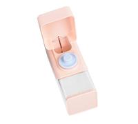 BCOATH Bunny Automatic Feeder for Dogs Cats Rabbit Food Dispenser Hangable Pet Feeder Square Shape Pink Safe Convenient Pet Feeding
