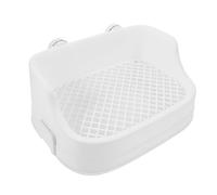 BCOATH Bunny Cage Toilet for Reusable Pet Litter Box Splashproof Design Space-saving Shape for Easy Placement Spaces and Convenient Pet Supply