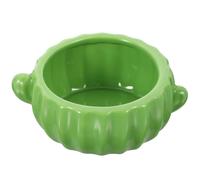 BCOATH Cactus Shaped Ceramic Hamster Food Bowl with Long Serving Life and Enough Capacity Sturdy Compact Hamster Bowl for Small Pets