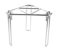 BCOATH Campfire Cooking Tripod with Reinforced Thickened Frame for Outdoor Grilling and Boiling Portable Fire Pit Stand with Stable Triangular Base Easy Assembly for Camping Hiking and