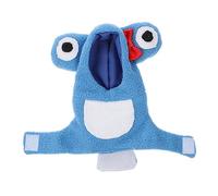 BCOATH Cartoon Parrot Sweater Soft Coral Fleece Coat for Cockatiel Parakeet for Holiday Costumes Easy to Wear Warm Apparel for Birds